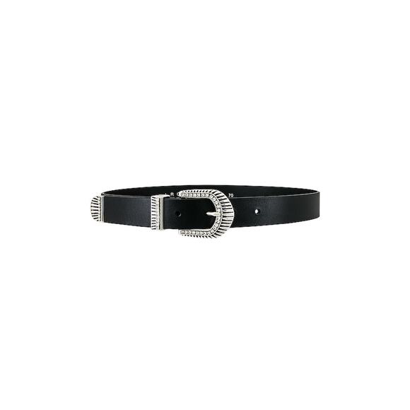 Iro 'Andily' Black Leather Belt Size 80 - Picture 1 of 4